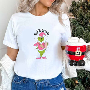 Bad And Grinchy Shirt, Christmas Movie Shirt, Just A Girl Who Loves Grinch Shirt